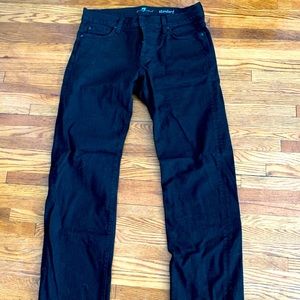 7 for all mankind men’s black jeans